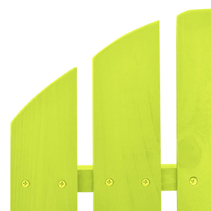 Schommelstoel Adirondack Massief Vurenhout Groen