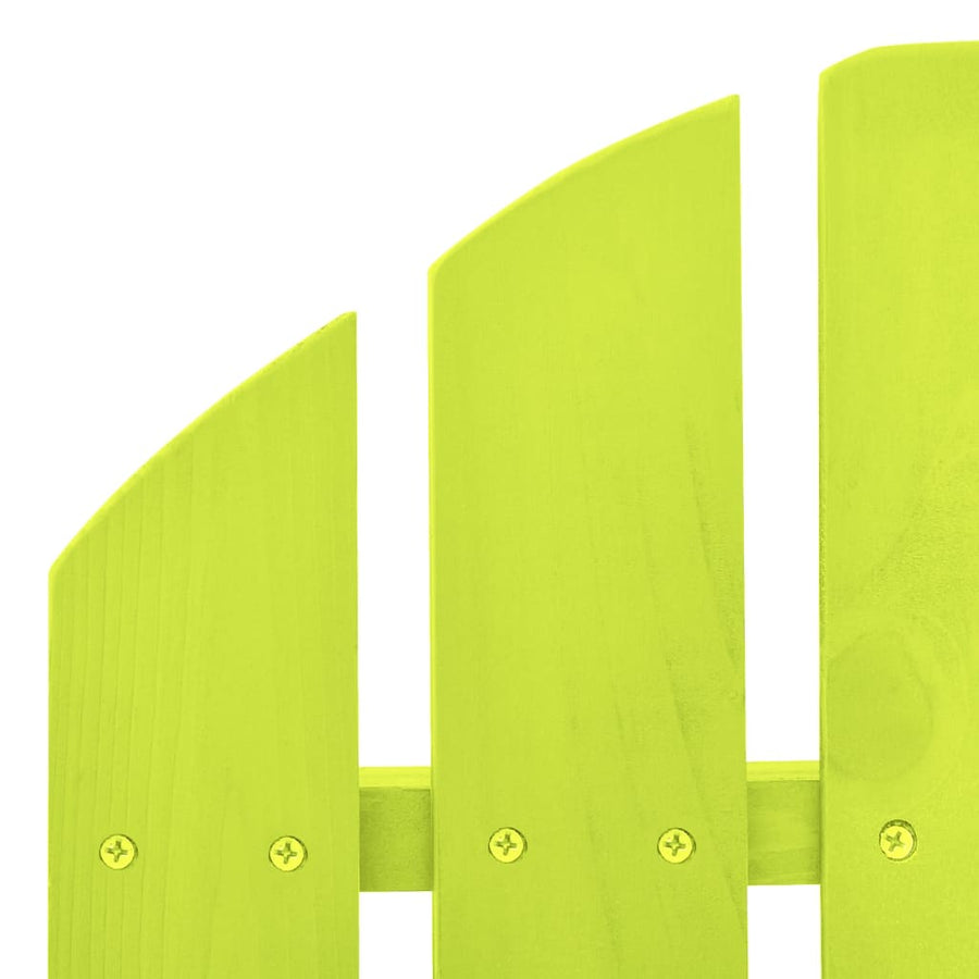 Schommelstoel Adirondack Massief Vurenhout Groen