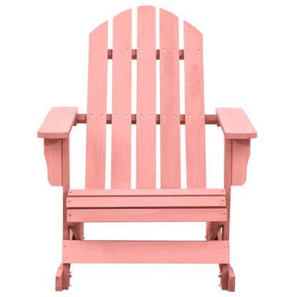 Schommelstoel Adirondack Massief Vurenhout Roze