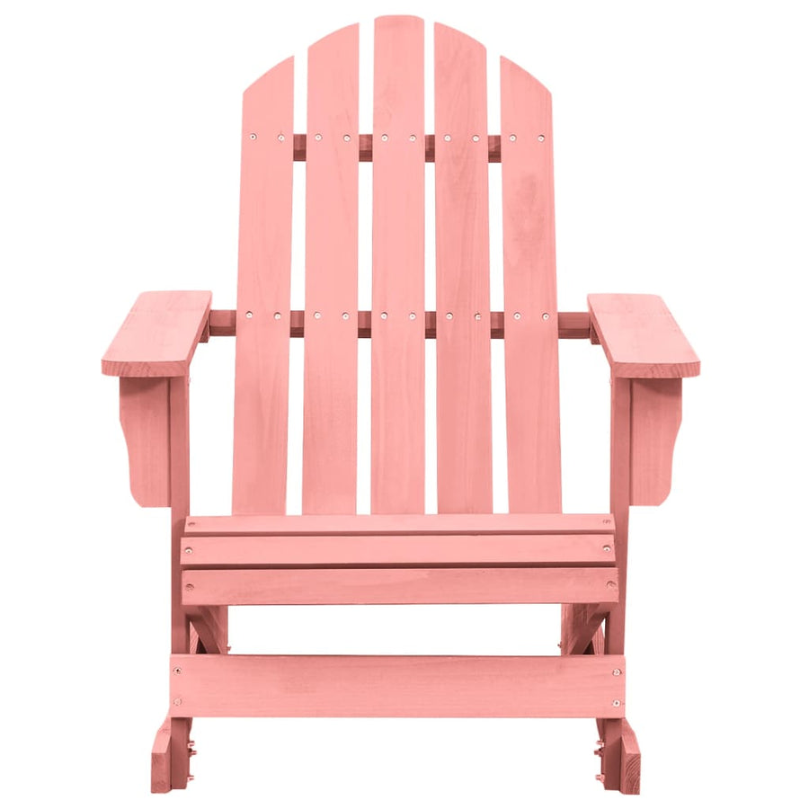Schommelstoel Adirondack Massief Vurenhout Roze