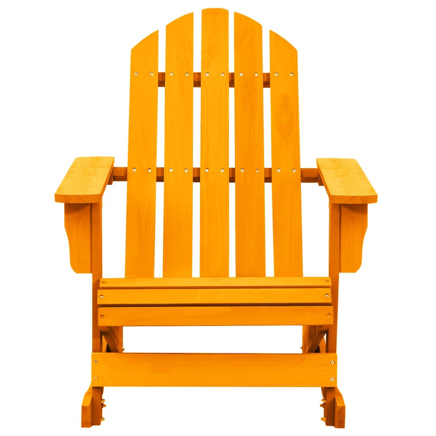 Schommelstoel Adirondack Massief Vurenhout Oranje orange
