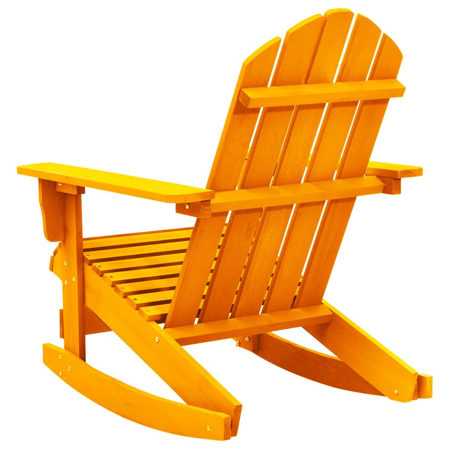 Schommelstoel Adirondack Massief Vurenhout Oranje orange