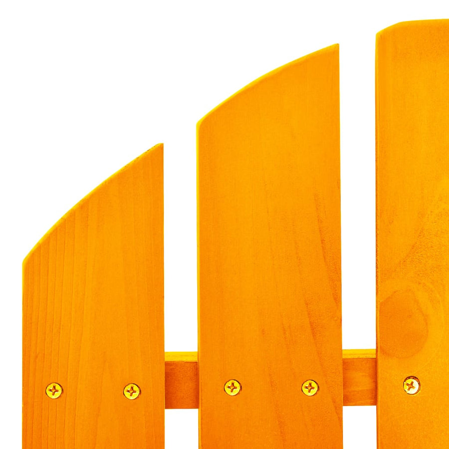 Schommelstoel Adirondack Massief Vurenhout Oranje orange