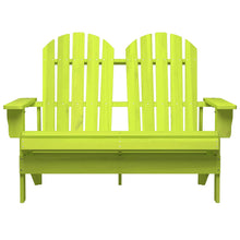 Tuinstoel 2-Zits Adirondack Massief Vurenhout Groen Groen