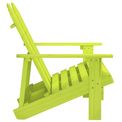 Tuinstoel 2-Zits Adirondack Massief Vurenhout Groen Groen