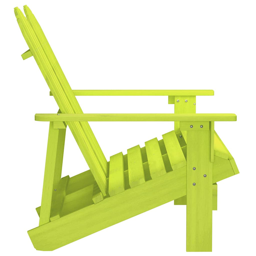 Tuinstoel 2-Zits Adirondack Massief Vurenhout Groen Groen