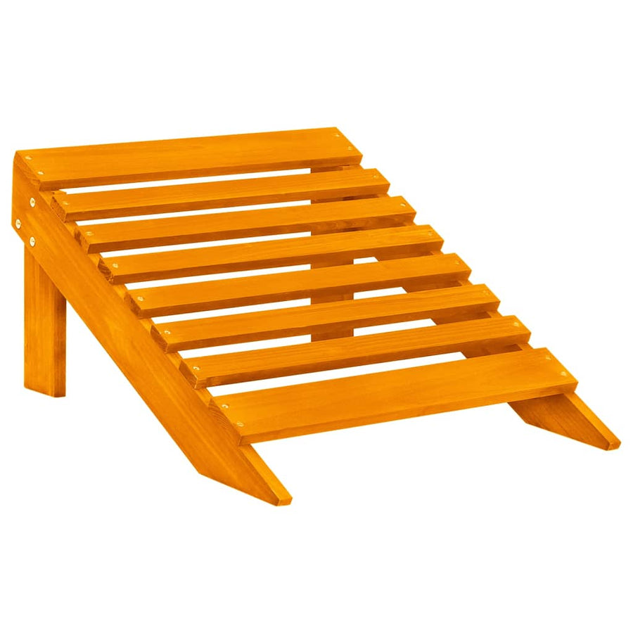 Tuinstoel 2-zits Adirondack met voetenbank vurenhout oranje