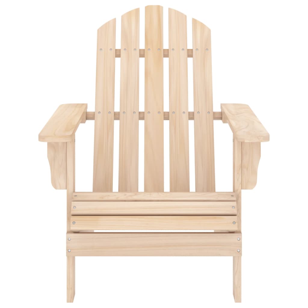 Tuinstoel Adirondack Met Tafel Massief Vurenhout Lichtbruin