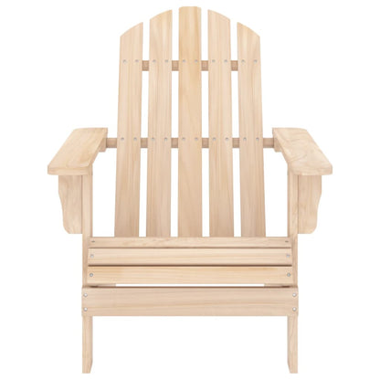 Tuinstoel Adirondack Met Tafel Massief Vurenhout Lichtbruin