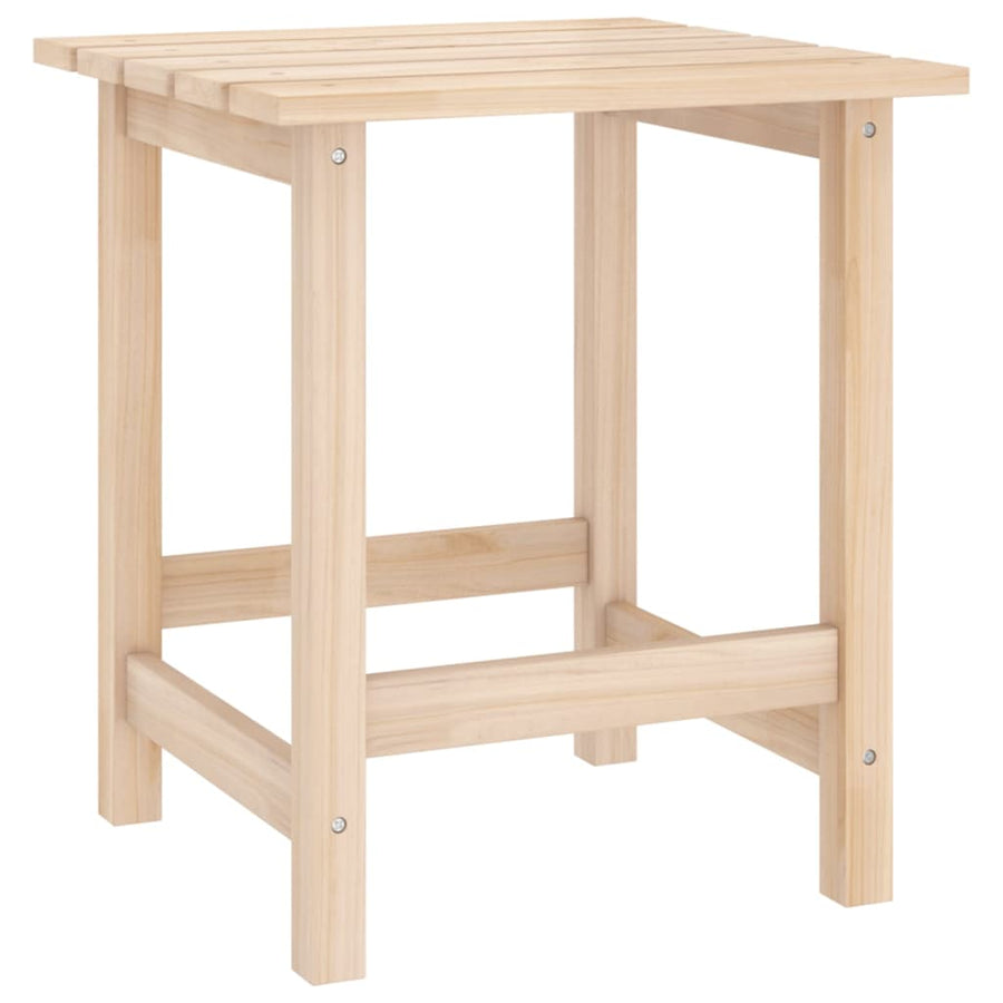 Tuinstoel Adirondack Met Tafel Massief Vurenhout Lichtbruin