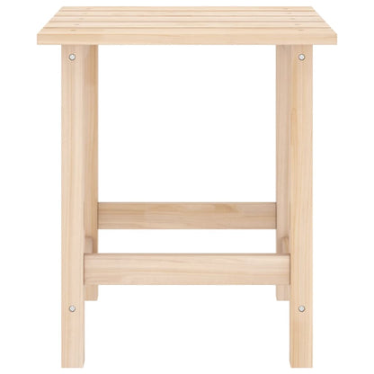 Tuinstoel Adirondack Met Tafel Massief Vurenhout Lichtbruin