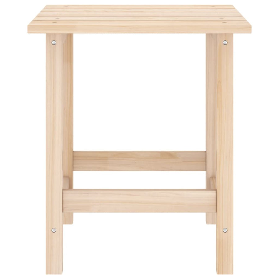 Tuinstoel Adirondack Met Tafel Massief Vurenhout Lichtbruin