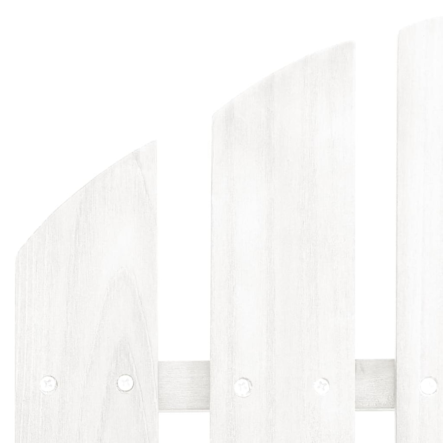 Tuinstoel Adirondack Met Voetenbank Tafel Massief Vurenhout Wit
