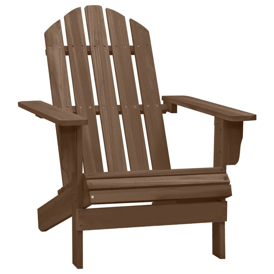 Tuinstoel Adirondack Voetenbank Tafel Massief Vurenhout Bruin