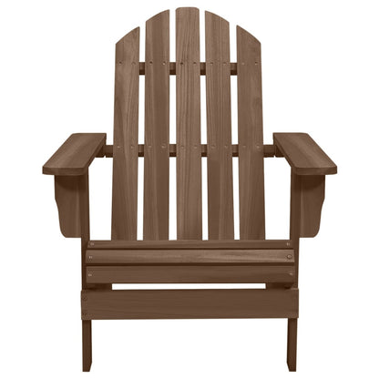 Tuinstoel Adirondack Voetenbank Tafel Massief Vurenhout Bruin