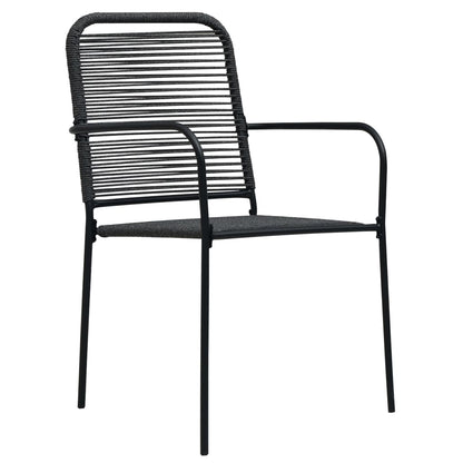 5-Delige Tuinset Glas En Staal Zwart 5