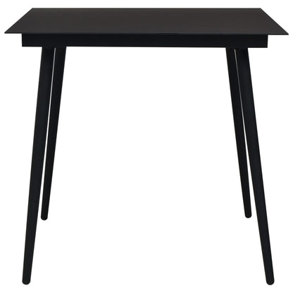 5-Delige Tuinset Poly Rattan En Glas 4