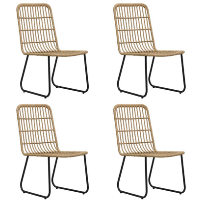 5-Delige Tuinset Poly Rattan En Glas 4