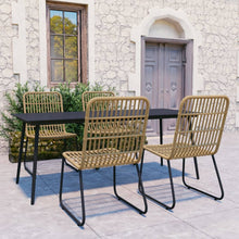 5-Delige Tuinset Poly Rattan En Glas 4