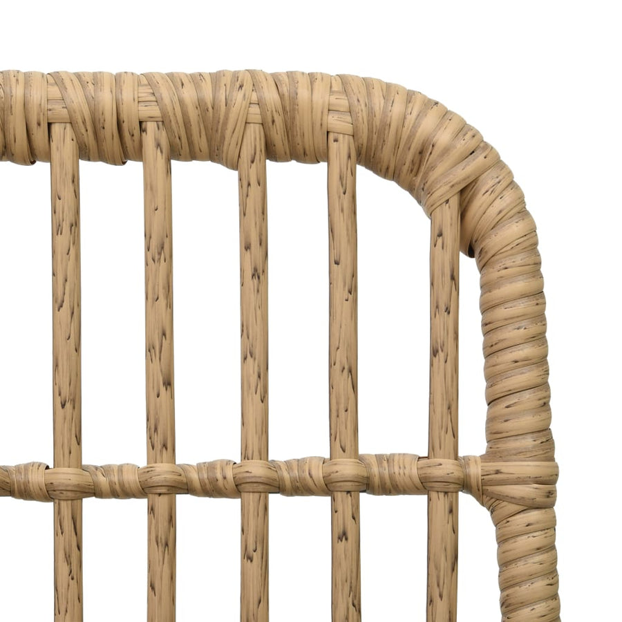 7-Delige Tuinset Poly Rattan En Glas 6