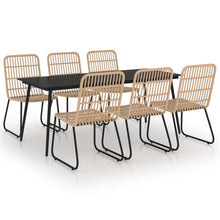 7-Delige Tuinset Poly Rattan En Glas 6
