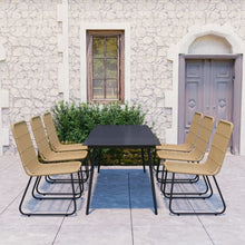 7-Delige Tuinset Poly Rattan En Glas 6