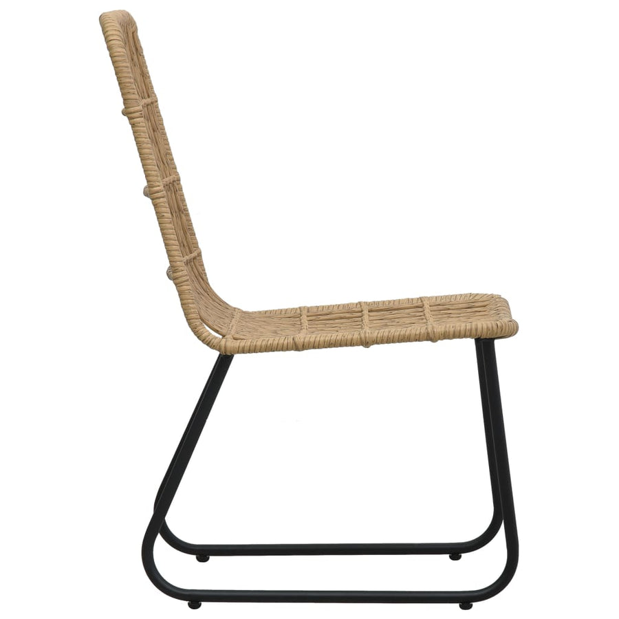 5-Delige Tuinset Poly Rattan En Glas 4