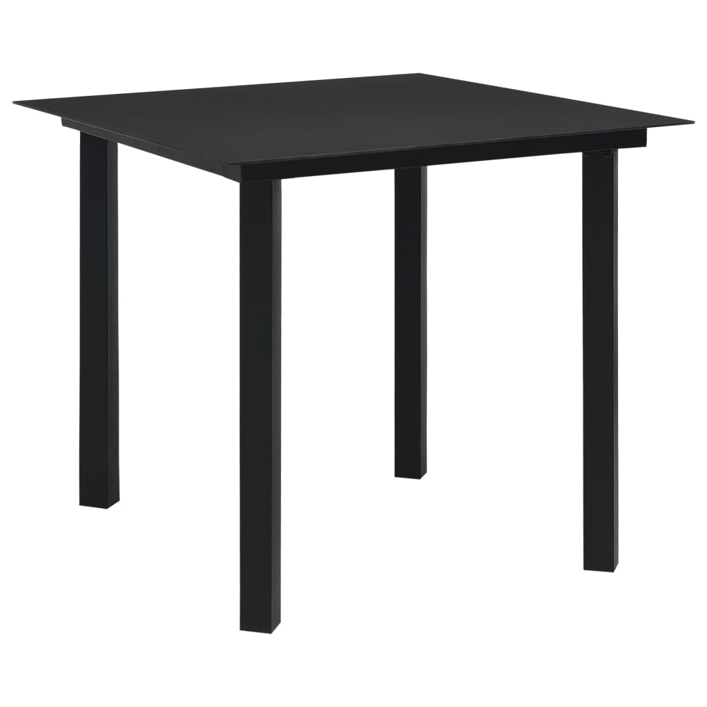 5-Delige Tuinset Poly Rattan En Glas 4