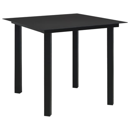 5-Delige Tuinset Poly Rattan En Glas 4
