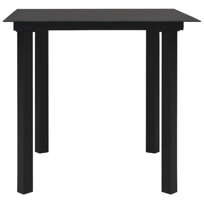 5-Delige Tuinset Poly Rattan En Glas 4