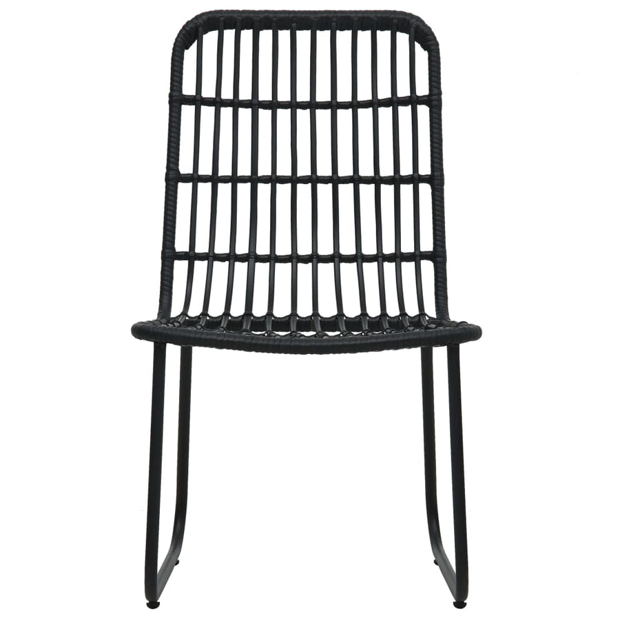 7-Delige Tuinset Poly Rattan En Glas 7