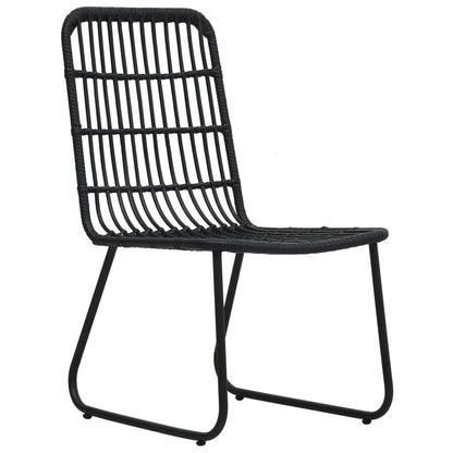 7-delige Tuinset poly rattan en glas