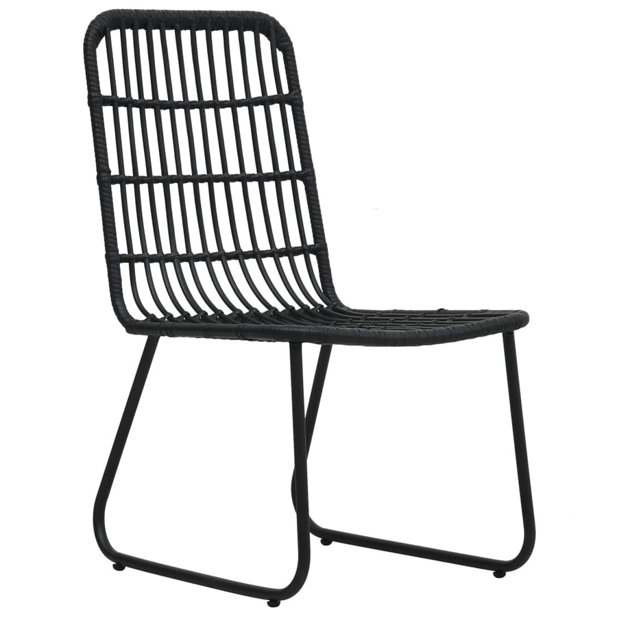7-delige Tuinset poly rattan en glas