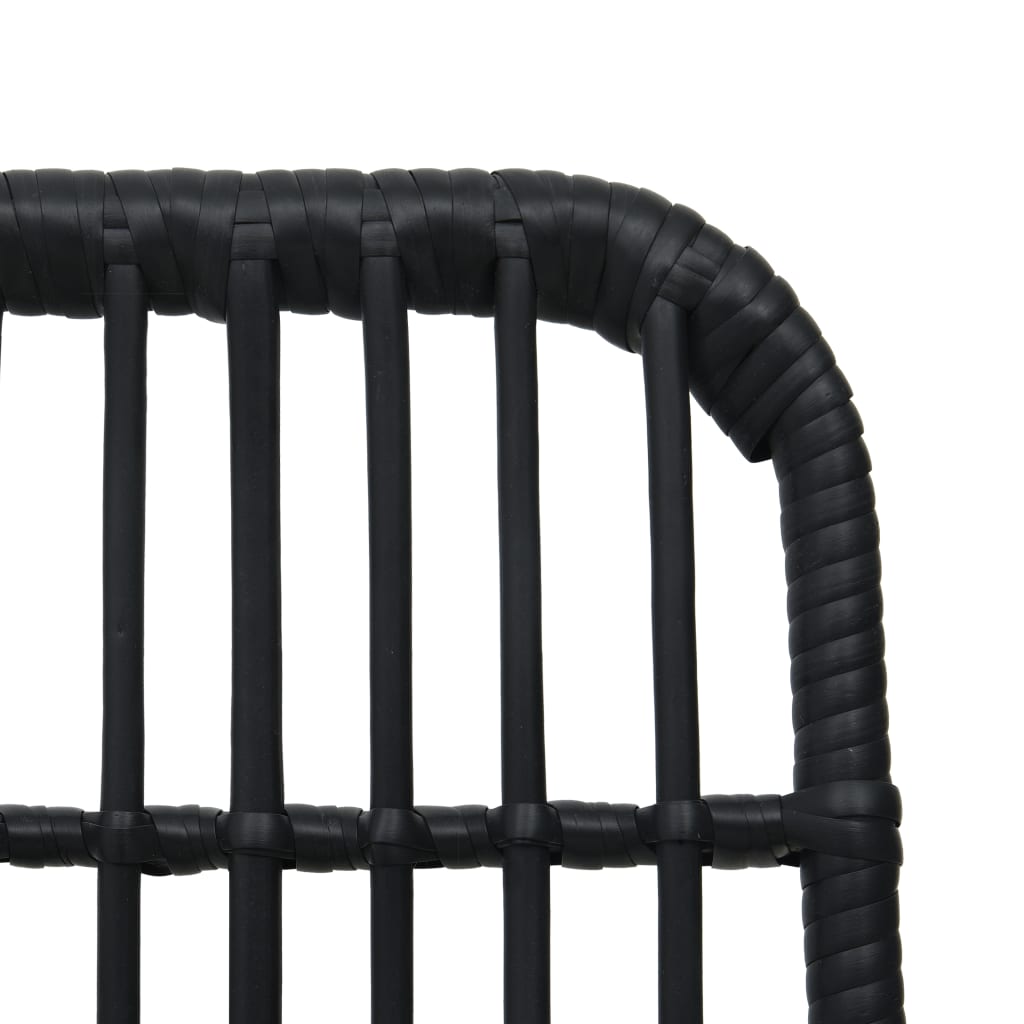 7-delige Tuinset poly rattan en glas