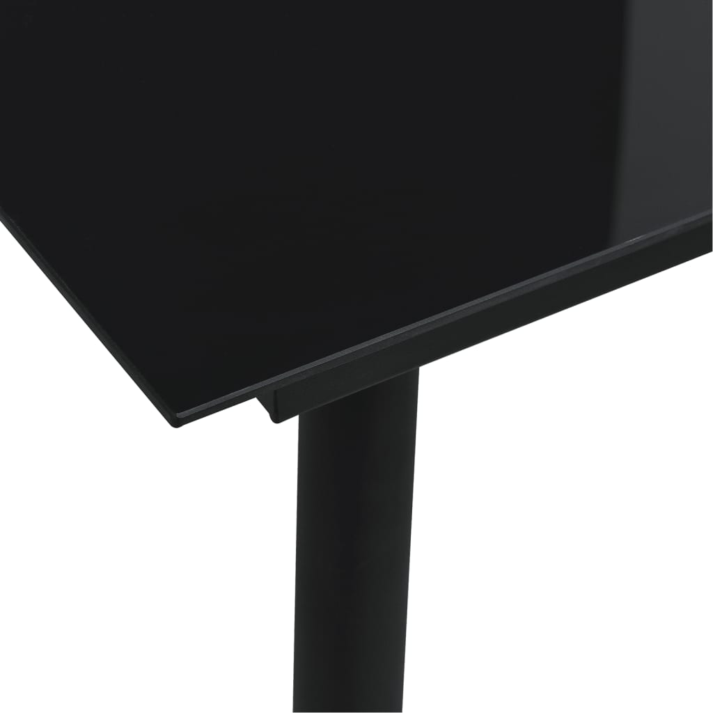 -Delige Tuinset Pvc-Rattan Zwart 5