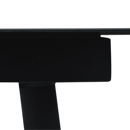 -Delige Tuinset Pvc-Rattan Zwart 9