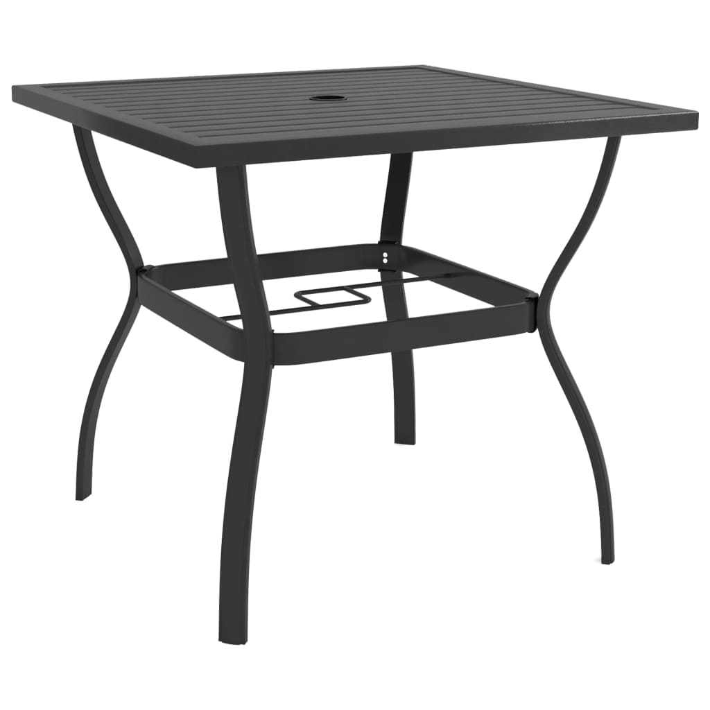 -Delige Tuinset Textileen En Staal 5 80 cm tafellengte