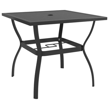 -Delige Tuinset Textileen En Staal 5 80 cm tafellengte