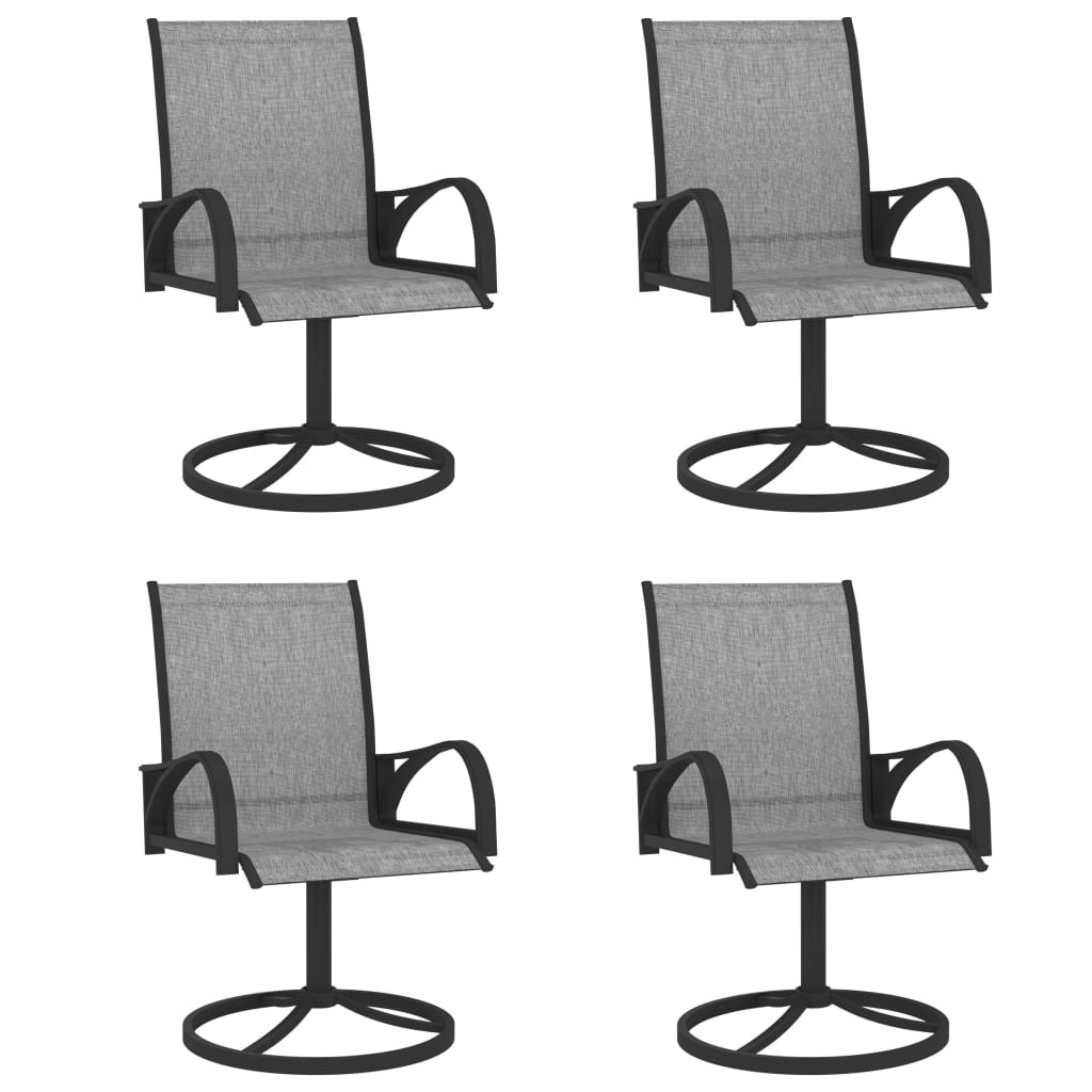 -Delige Tuinset Textileen En Staal 5 80 cm tafellengte