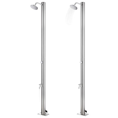 Buitendouche 215 Cm Roestvrij Staal