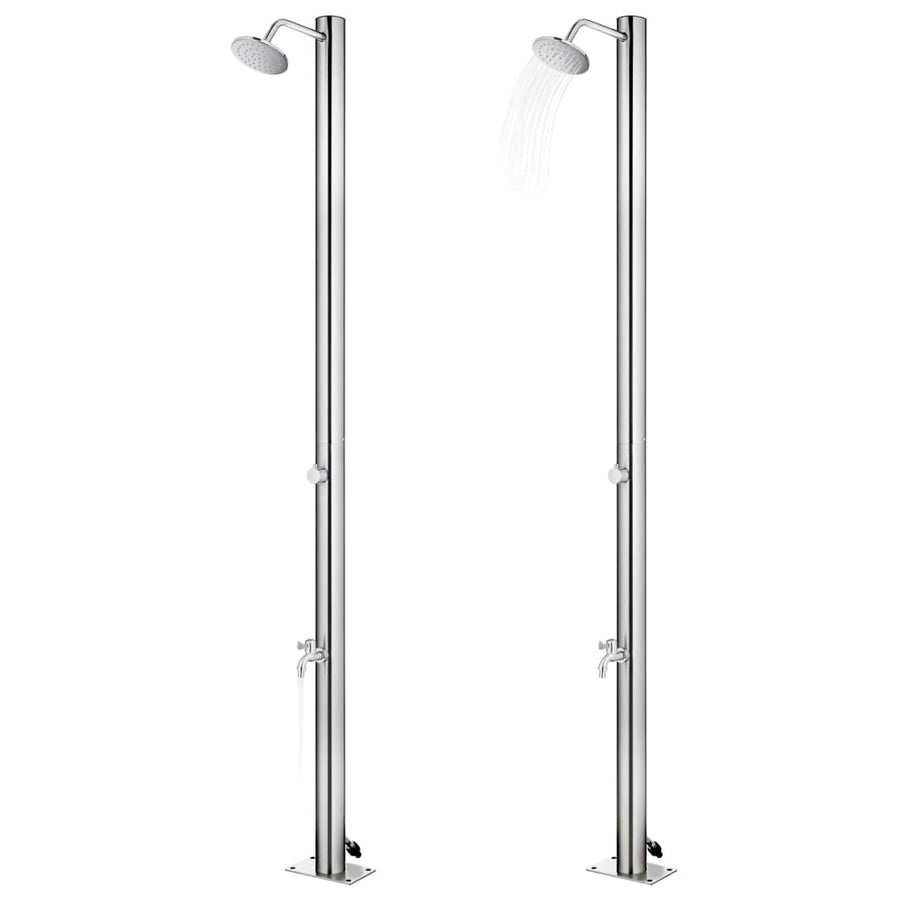 Buitendouche 215 Cm Roestvrij Staal