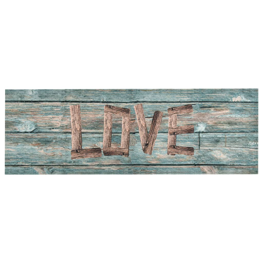 Keukenmat Wasbaar 60 x 300 cm Love