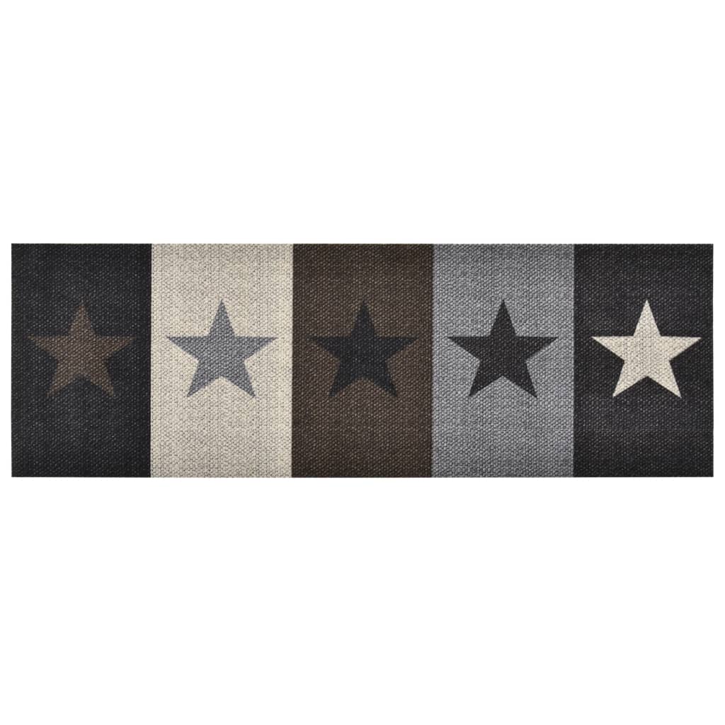 Keukenmat Wasbaar Star 45 x 150 cm stars