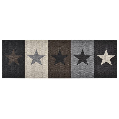 Keukenmat Wasbaar Star 45 x 150 cm stars