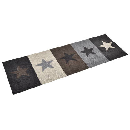 Keukenmat Wasbaar Star 45 x 150 cm stars