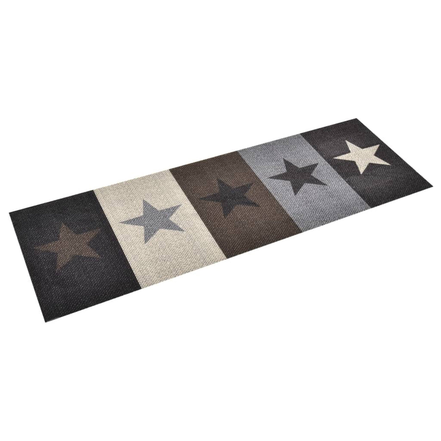 Keukenmat Wasbaar 60 x 300 cm stars