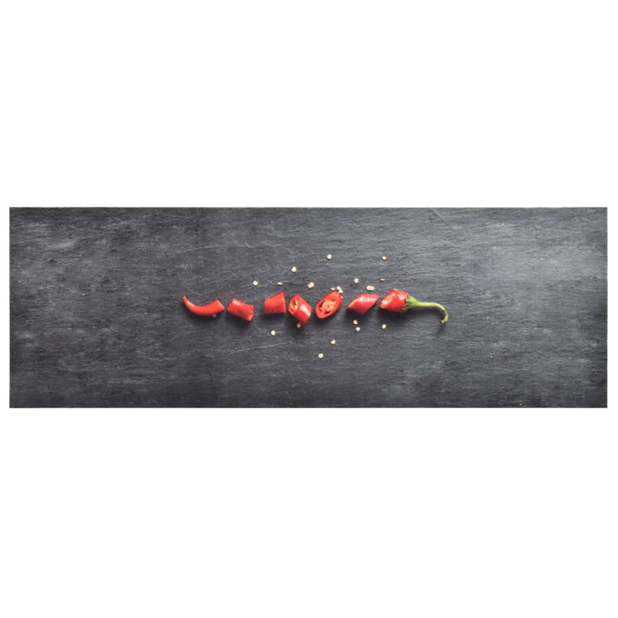 Keukenmat Wasbaar 60 x 180 cm pepper
