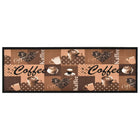 Washable Kitchen Mat Coffee 60x180 cm brown