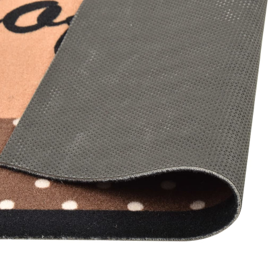 Keukenmat Wasbaar Coffee Bruin 60 x 300 cm coffee brown