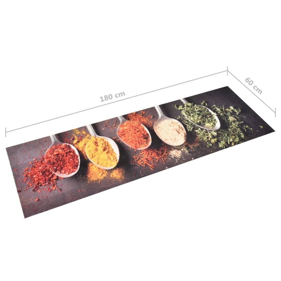 Keukenmat Wasbaar Spoons 60 x 180 cm spoon 1